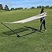 Sunnydaze Hammock Wheel Kit, Portable and Heavy Duty - Black