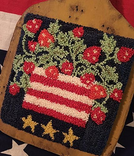 Punch Needle Embroidery STRAWBERRIE CELEBRATION