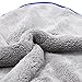 AULLY PARK 800gsm Ultra Thick Plush Microfiber Car Cleaning Towels Buffing Cloths Super Absorbent Drying Auto Datailing Towel Gray (16 in. x 16 in., Pack of 6)