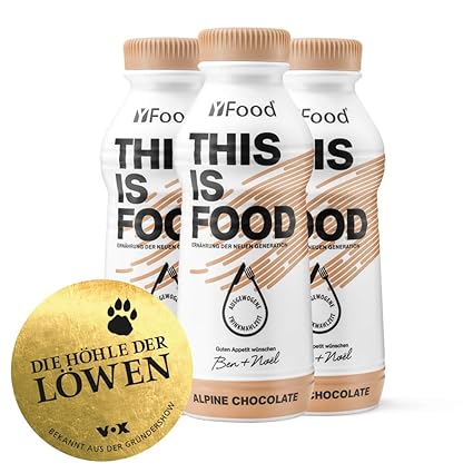 YFood Schokolade | Laktose- und glutenfreier Nahrungsersatz | 33g Protein, 26 Vitamine und Mineralstoffe | Leckere Astronaute