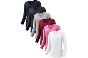 BVNSOZ Long Sleeve Workout Shirts for Women,Moisture Wicking UV Sun Protection Athletic T-Shirts for Women Running