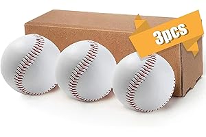 Gracfulcub Baseball Ball, Official Game Baseballs for Youth and Adult Baseball Players Training, Official Size and Weight Suitable for Batting Fielding Hitting Pitching Practice