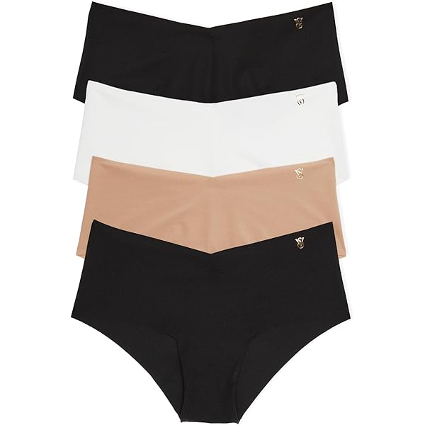 下着・アンダーウェア Victoria secret C75/D75 NWT* Victoria's Secret Logo Pink/Black/White Panty Sz XS/XP
