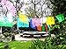 Mexican Decoration Papel Picado Plastic Banner Colorful Tissue Paper Coco Movie –Fiesta Party Birthday Family Celebrations- 64 Feet Includes 4 Large Banners (16 Feet Long 10 Panels each)- Handmade