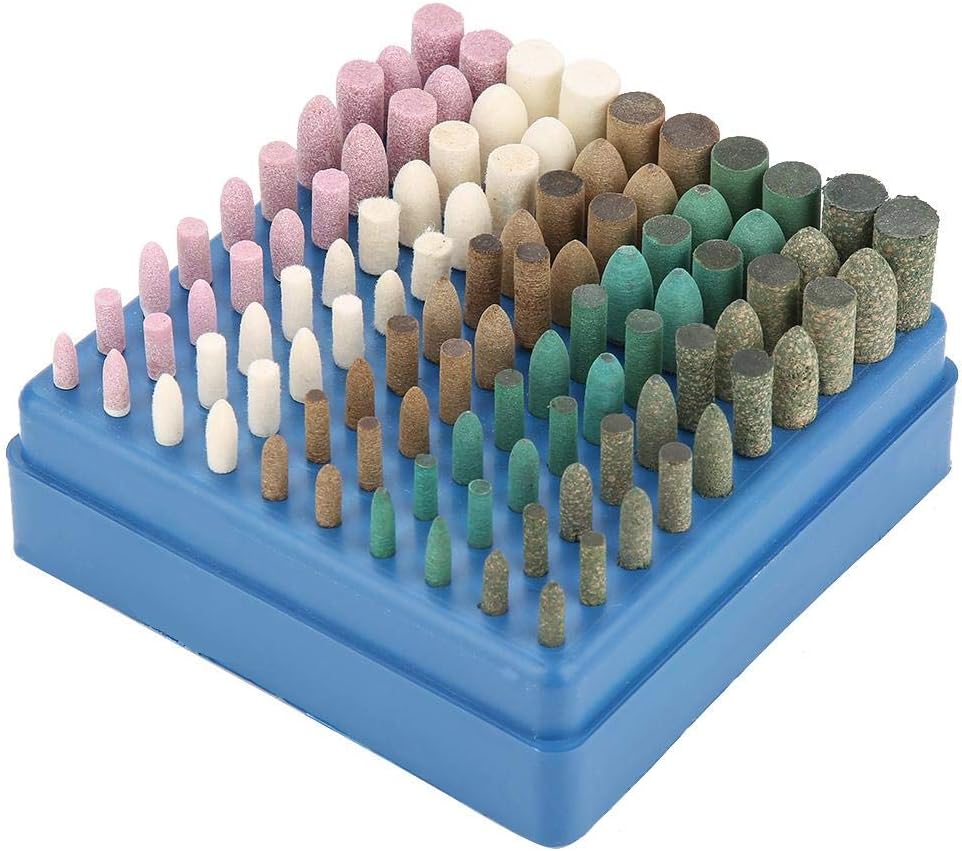 Tool Post Grinding Wheels Akozon Grinding Bit Set 100pcs Grinding Head