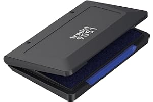 Trodat Stamp Pad 9051, Blue, for Manual Stamps – Size 90 x 50 mm