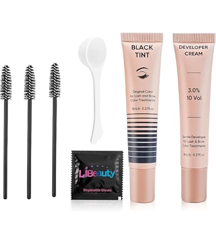 Berrywell Augenblick Eyebrow & Eyelash Dye Trio Pack - Black & Brown With 3%