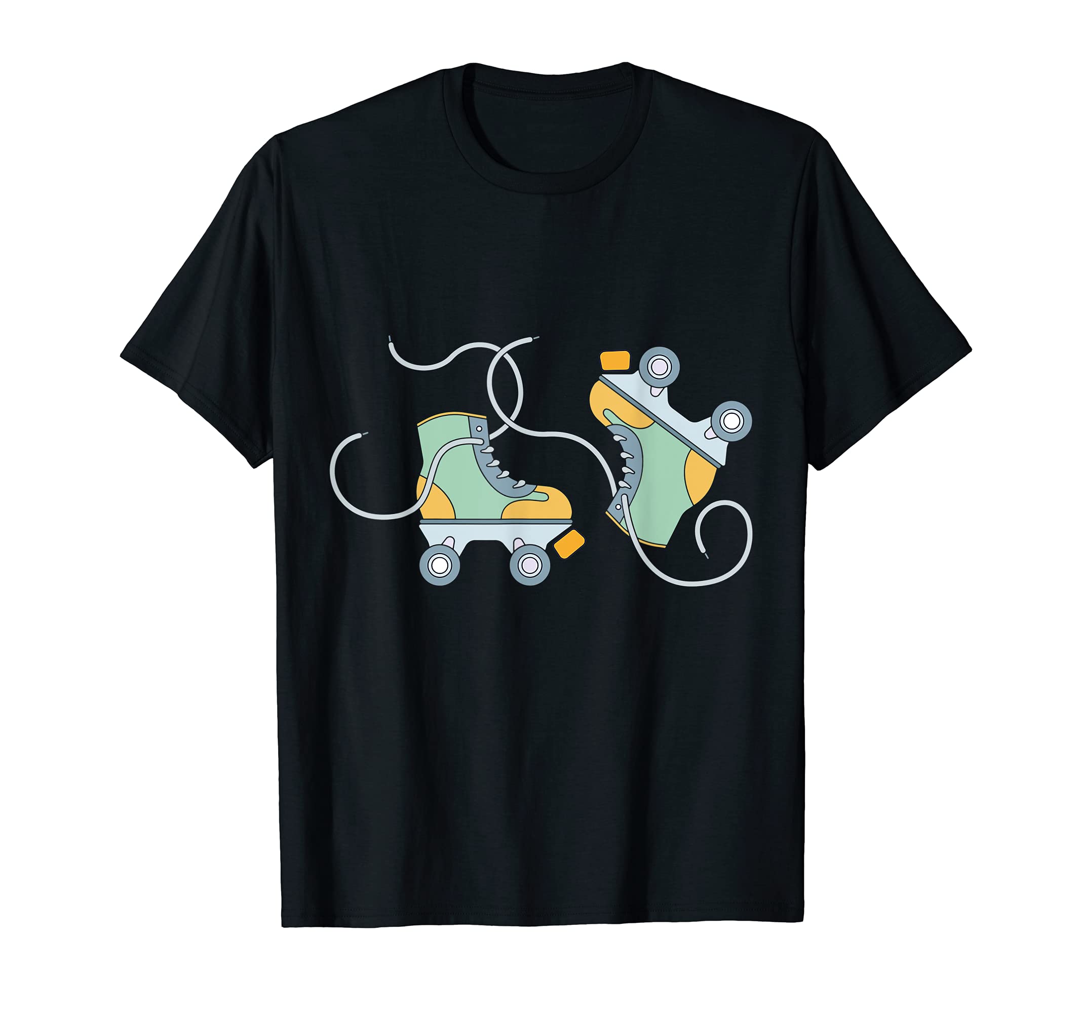 Roller Derby Skates Skate Skateboard Skateboarding Girl T-Shirt