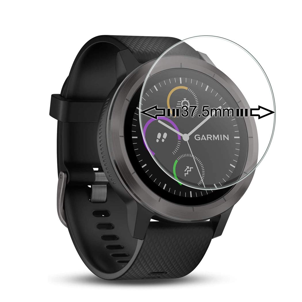 X-Dision [3 Pack Compatible with Universal Round Watch 37.5 mm Screen Protector,2.5D Protect Film[9H Hardness,Case Friendly,Shatter-proof] Premium Accessories Tempered Glass Film