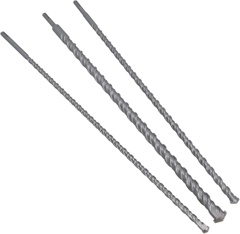 AB Tools Long SDS Plus Drills 600mm Masonry Drill Set 12mm 16mm 24mm