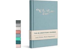 URBESTSELF 6-Minute Diary – 3-Million-User Gratitude Journal for Women & Men with Prompts – Guided Self Care Book Based on Positive Psychology – Daily Manifestation
