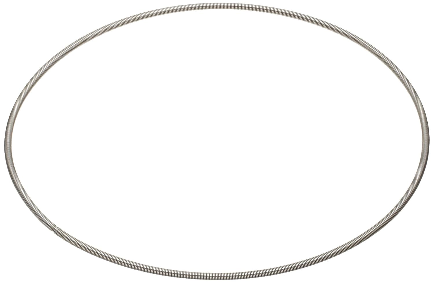 Interlock Garter Spring, 302 Stainless Steel, Inch, 0.125" OD, 0.02