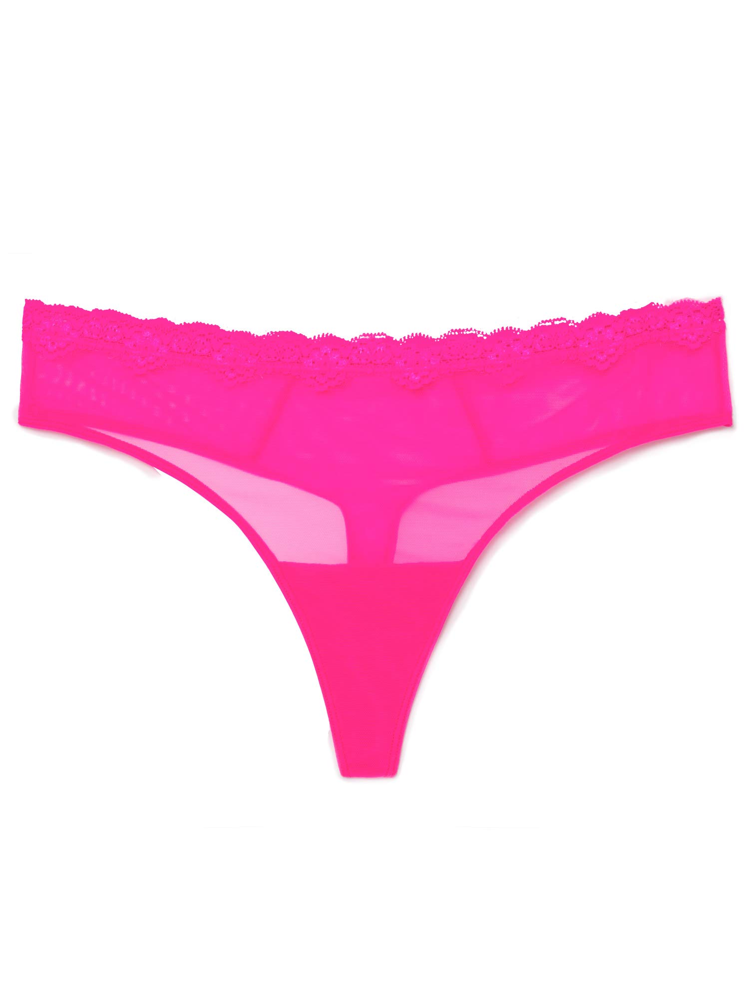 Smart & Sexy Women's Mesh & Lace Thong Panties, Available in Multi Packs