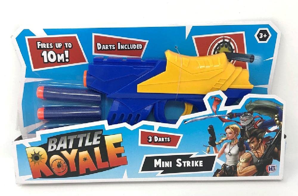 HTI 1374636 Small Strike Blaster Toy Gun with Foam Darts