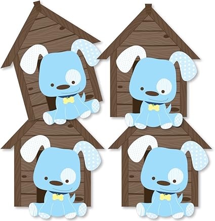 Amazon Com Boy Puppy Dog Dog House Decorations Diy Baby Shower