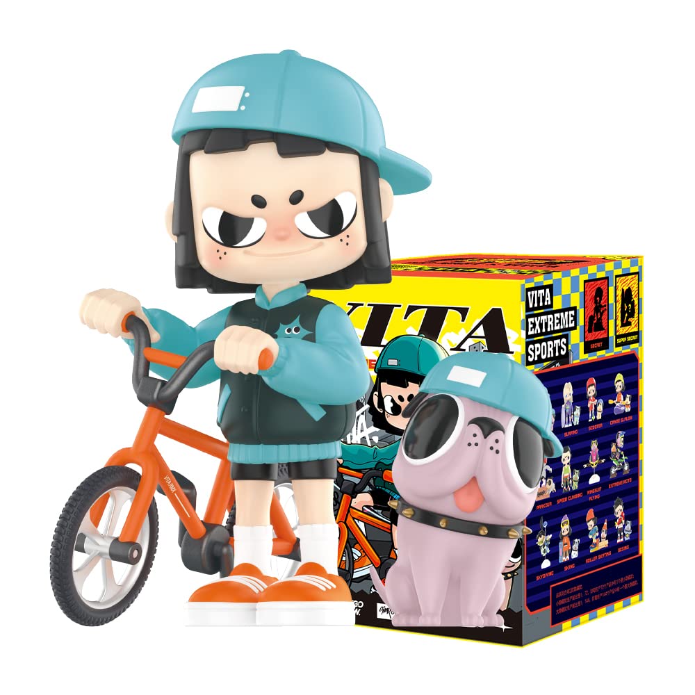 POP MART VITA Extreme Sports Series SET(12Boxes) 2.5 inches Articulated Character Premium Design gifts for women Fan-Favorite Desktop Decoration blind box Collectible Toy Art Toy Action Figure