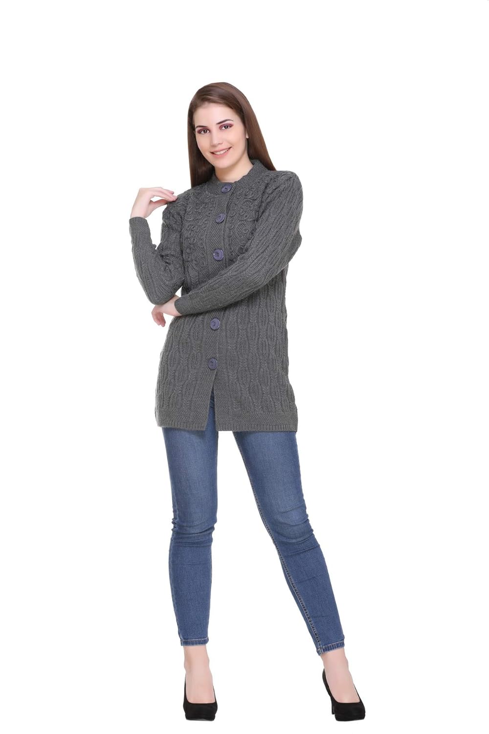 zoravie women's winter woolen coat