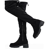 Jeossy Women's 990 Over The Knee High Boots Platform Thigh High Round Toe Long Boots