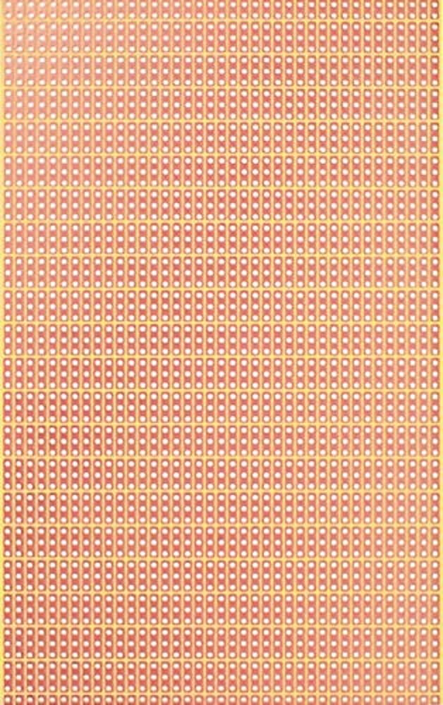 Hole grid point/strip, Hp. 100 x 160 mm, RM 2.54 mm