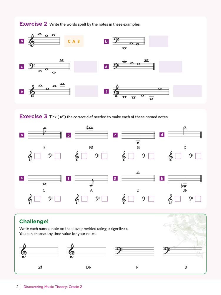 Mua Discovering Music Theory, The ABRSM Grade 2 Workbook (Theory ...