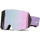 FMY Ski Goggles for Men Women & Youth - Anti Fog UV400 Protection Snowboard Snow Skiing Goggles for Adult