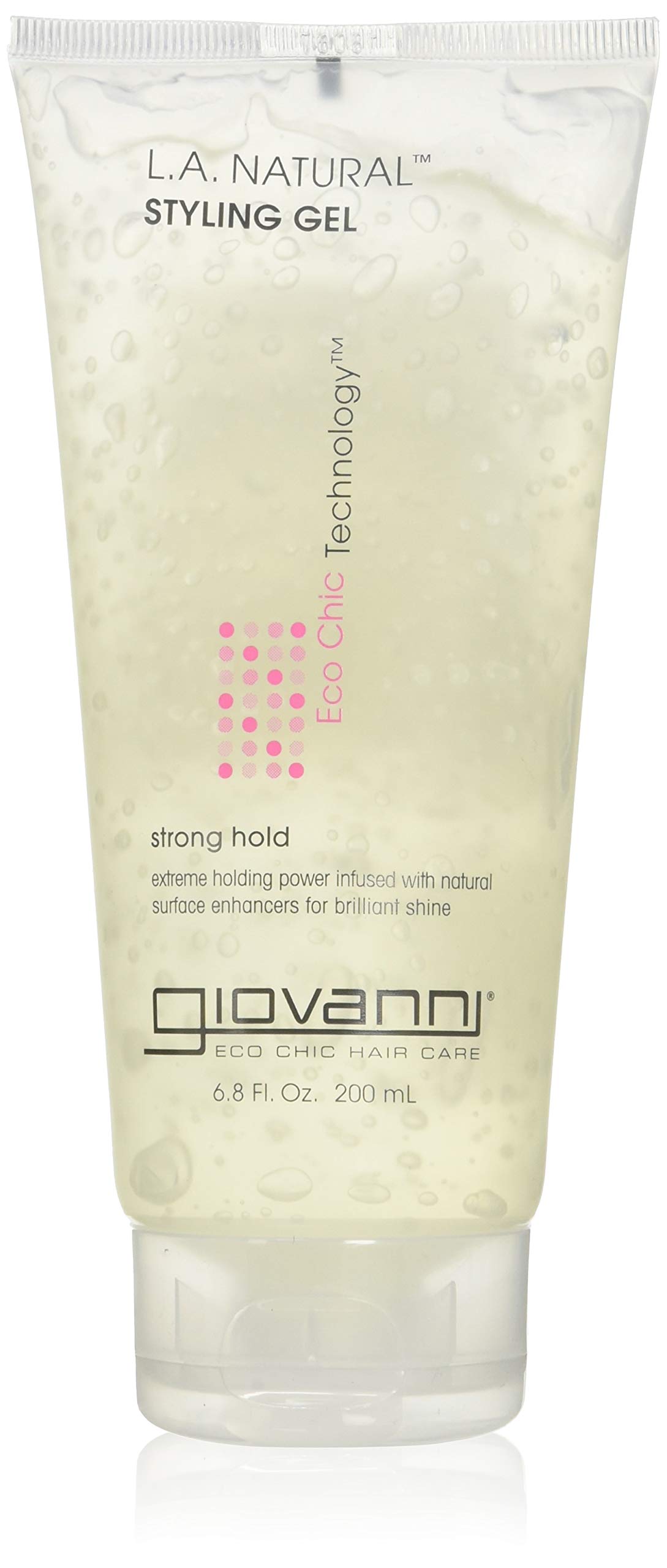 GIOVANNI Eco Chic L.A. Natural Styling Gel, 6.8 Oz - 3 Pack