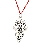 Rudra Empire Lord Shiva Trisul Damru Pendant Spiritual Bholenath Religious Locket
