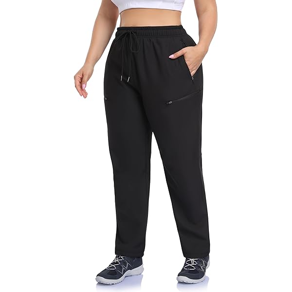 Amazon.com: ZERDOCEAN Women's Plus Size Fleece Lined Pants Casual