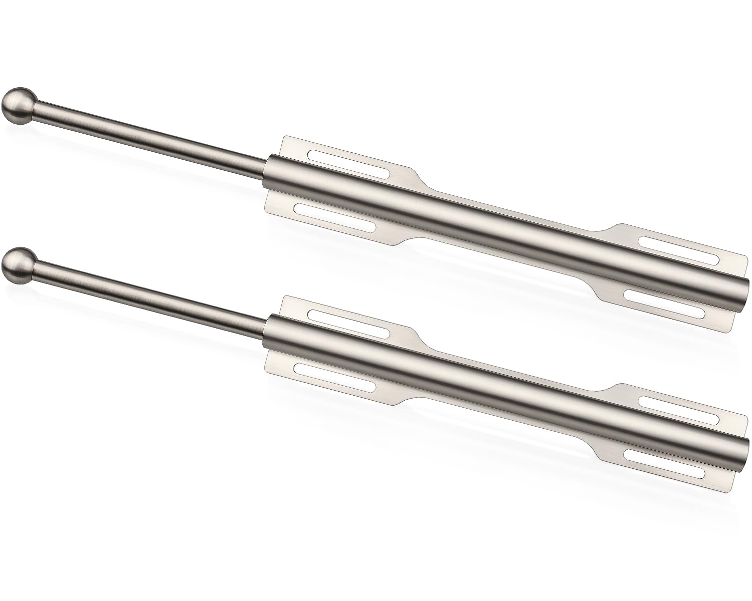 Photo 1 of FIRJOY 12" Valet Rod for Closet Pull Out (2 Pack, Brushed Nickel)