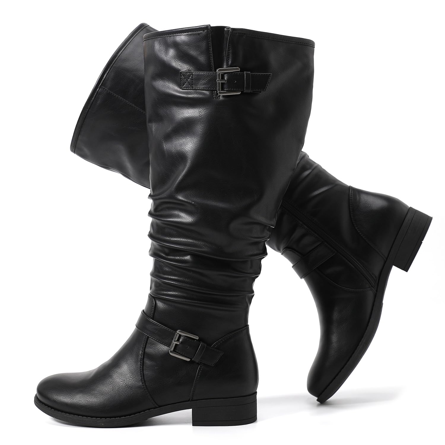 wide calf knee high boots