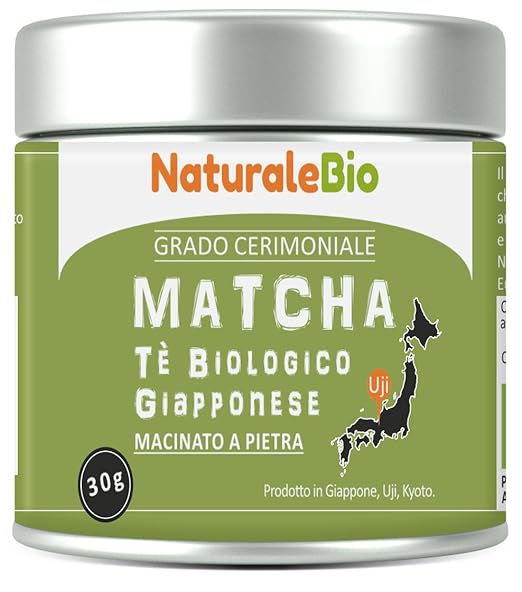 title=Tè Verde Matcha Biologico in Polvere | Tea Verde Giapponese di 1 Grado | Matcha