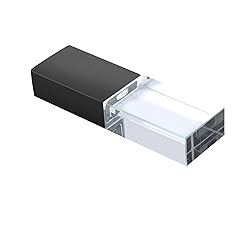 Flash Drive 8GB Crystal Transparent Rectangle