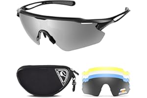 HUBO SPORTS Cycling Glasses, TR90 Unbreakable Frame Polarized Anti-UV400 Sports Sunglasses