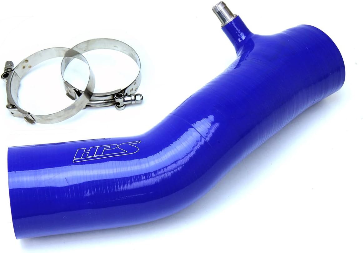 HPS Blue Reinforced Silicone Post MAF Air Intake Hose Kit for 16-18 Toyota Tacoma 3.5L V6