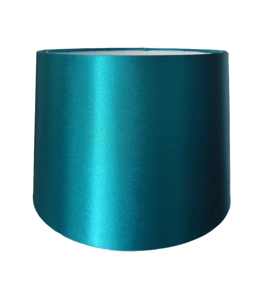 10" Faux Silk Teal Lampshade