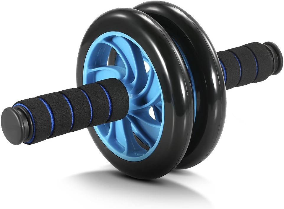 TOMSHOO 5-in-1 AB Wheel Roller Kit AB Roller Pro with Push-UP Bar, Hand Griper, Jump Rope and Knee Pad - Portable Equipment for Home Exercise, Workout (Upgraded Version) : Sports & Outdoors