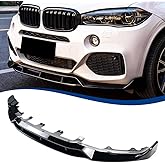 XPHAZZ F15 Front Lip Fits for BMW 2014-2018 X5 F15 M-Sport Bumper | XPHAZZ Gloss Black Surface Lower Chin Spoiler Splitter Air Dam Fits for xDrive35i xDrive50i Add-On Exterior Trim Body Kit