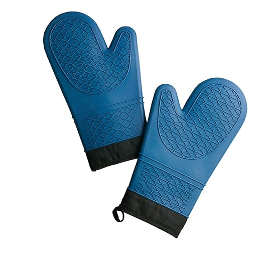 SSSTDUANJY Guantes de Horno de Silicona con Forro de algodón para ...