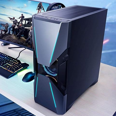 HZHI Pc Tower Case Pc Case Gaming Chasis Transparente Lateral De Vidrio Templado 360 Chasis para Computadora Refrigerado por Agua Chasis para Juegos