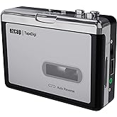 Ezcap Cassette to MP3 Converter, Digital Cassette Player Converts Tape to MP3 into USB Flash Drive, No PC Required No Bluetooth