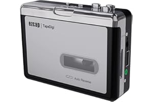 Ezcap Cassette to MP3 Converter, Digital Cassette Player Converts Tape to MP3 into USB Flash Drive, No PC Required No Bluetooth