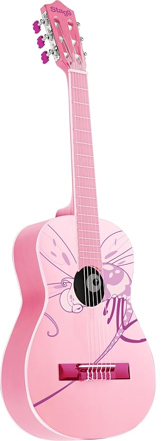 title=Stagg Junior Dragonfly- Chitarra da concerto 1/4 per bambino