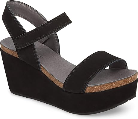 two strap wedge sandals