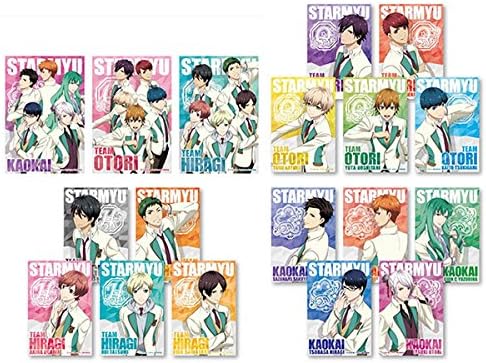 Star Myu High School Musical Trading Clear Character Collectable Trading Card Collection 9 Pack BOX Yuta Kaito Kakeru Shu Rui Eigo Seishiro Izumi Akira Itsuki Tsubasa Kyoji Lion Mu Christien Zextworks