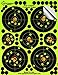 Splatterburst Targets - 4 inch Adhesive Stick & Splatter Reactive Shooting Targets - Gun - Rifle - Pistol - Airsoft - BB Gun - Pellet Gun - Air Rifle (25 Pack)