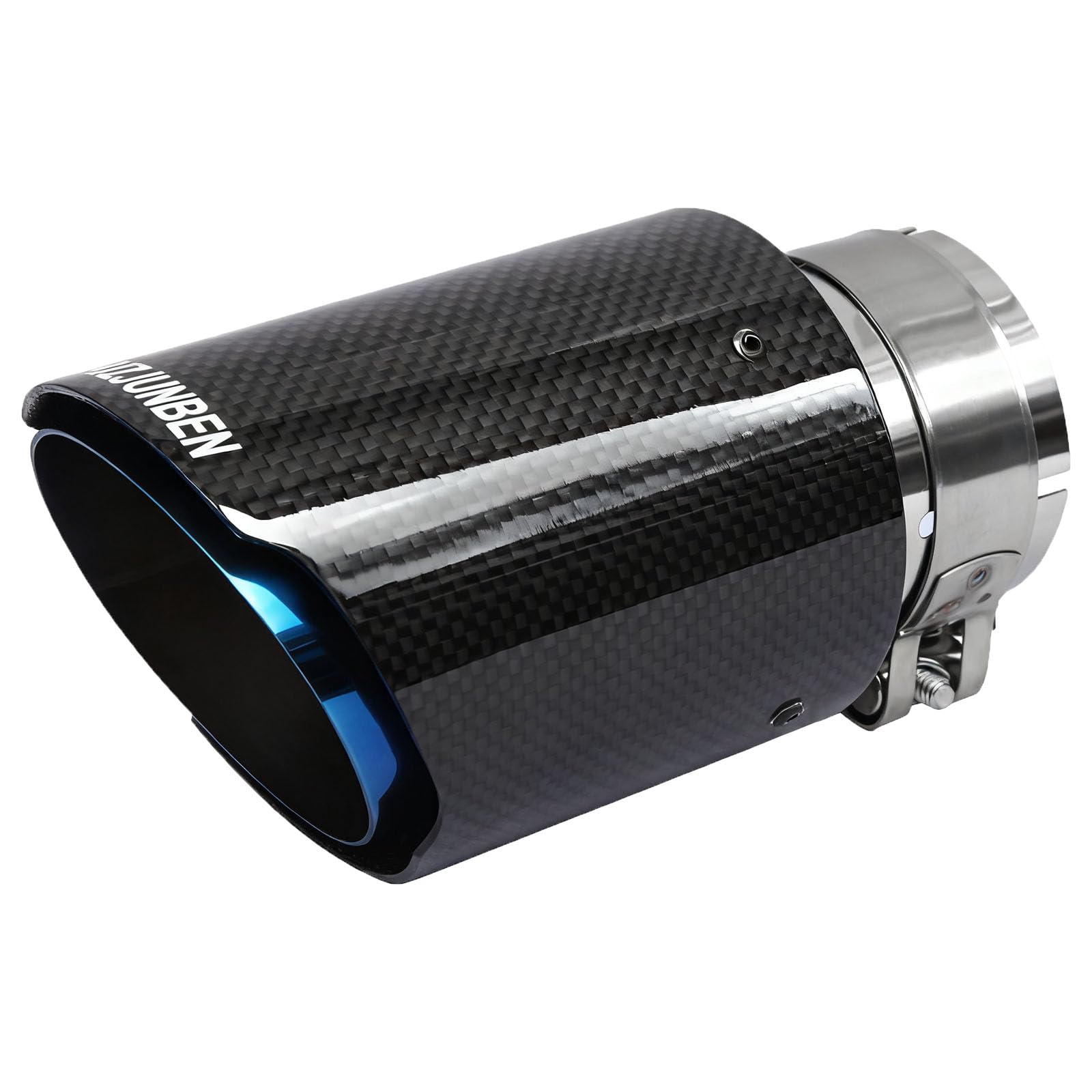 Photo 1 of *UNTESTED*
FAIZJUNBEN Carbon Fiber Exhaust Tip Muffler, 2.5" Inlet 3.5" Outlet Tail Pipe for 61-63mm Car Exhaust Pipe
