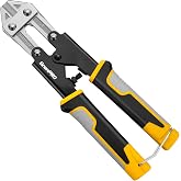 GRENPRO 8 Inch Heavy Duty Mini Bolt Wire &amp; Cable Cutter, Anti-Slip Pliers | Tri-color PP+TPR grip, hardened cutting blade, wire snips, cable, craft, household, industrial cutting