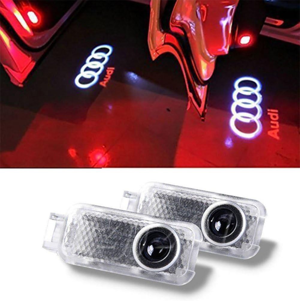 NOTENS 2 Pcs Car Door Lights Logo LED Shadow Projector Shadow Ghost Light Courtesy Welcome Logo