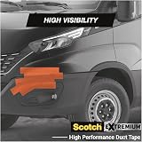Scotch High Visibility Orange Duct Tape 25m x 48mm Writable Easy Tear view 9