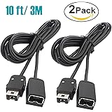 SNES Classic Controller Extension Cable 3M / 10ft (2-PACK), i-Kawachi SNES Extension Power Cord for Super Nintendo SNES Classic Edition Controller (2017) and Mini NES Classic Edition (2016)